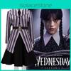 Cosplay Addams Costume School Uniform Dress Halloween Party Gifts