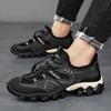 Fashion Genuine Leather Outdoor Hiking Shoes Leisure Lightweight Mens Mesh Breathable Hollow Sports Shoes for Men Trekking Shoe 2025 New