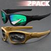 Tactical Windproof Fishing Sunglasses Men Women Classic Camouflage Shades with UV Protection for Outdoor Driving Cycling Hiking