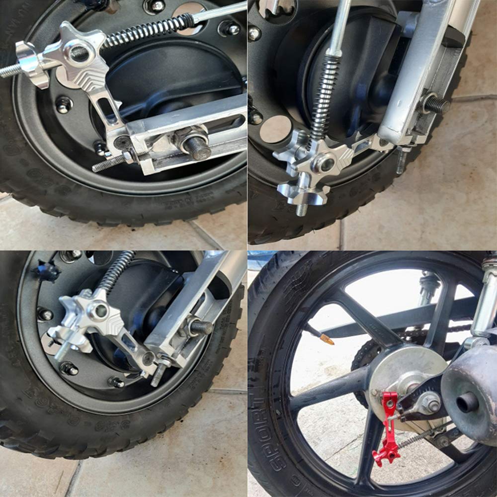 ZSADZS CNC Aluminum Alloy Rear Brake Rocker Arm Motorcycle Accessories Honda Yamaha Motorcycle Accessories (Silver)