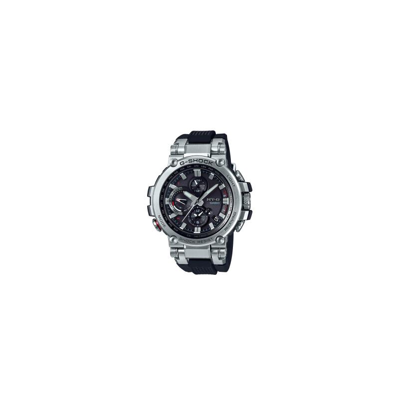 

Casio G-SHOCK 200 meters waterproof, quartz movement, resin strap, Japanese and Korean watch, same style for men and women, black dial MTG-B1000 чёрный