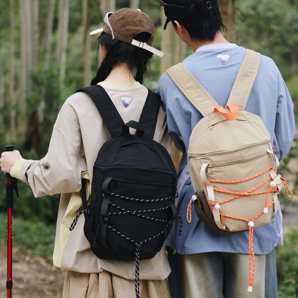 Schoolbag New Mountain Outdoor Sports Backpack Lightweight Folding Casual Backpack Drawstring Hanging Hiking Camping Hiking Bag