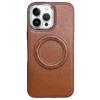 Leather Magnetic Protective Case with Wireless Charging for iPhone 15 Pro Max