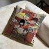 Stylish TThe Loud Houseable Cushion Cover Soft Decorative Pillow Case Suitable for Bedroom Sofa Car Travel Use
