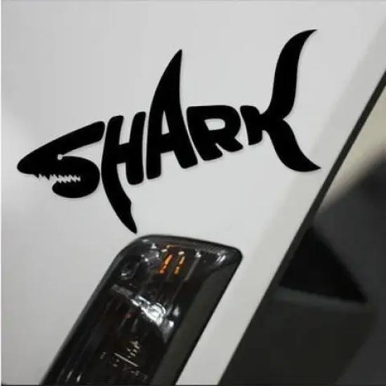 For BYD Shark Creative Scratch Car Stickers SHARK Personalized Reflective Waterproof Sunscreen Car Stickers Exterior Accessories
