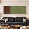 Spring Birds Landscape Crystal Wall Art Set