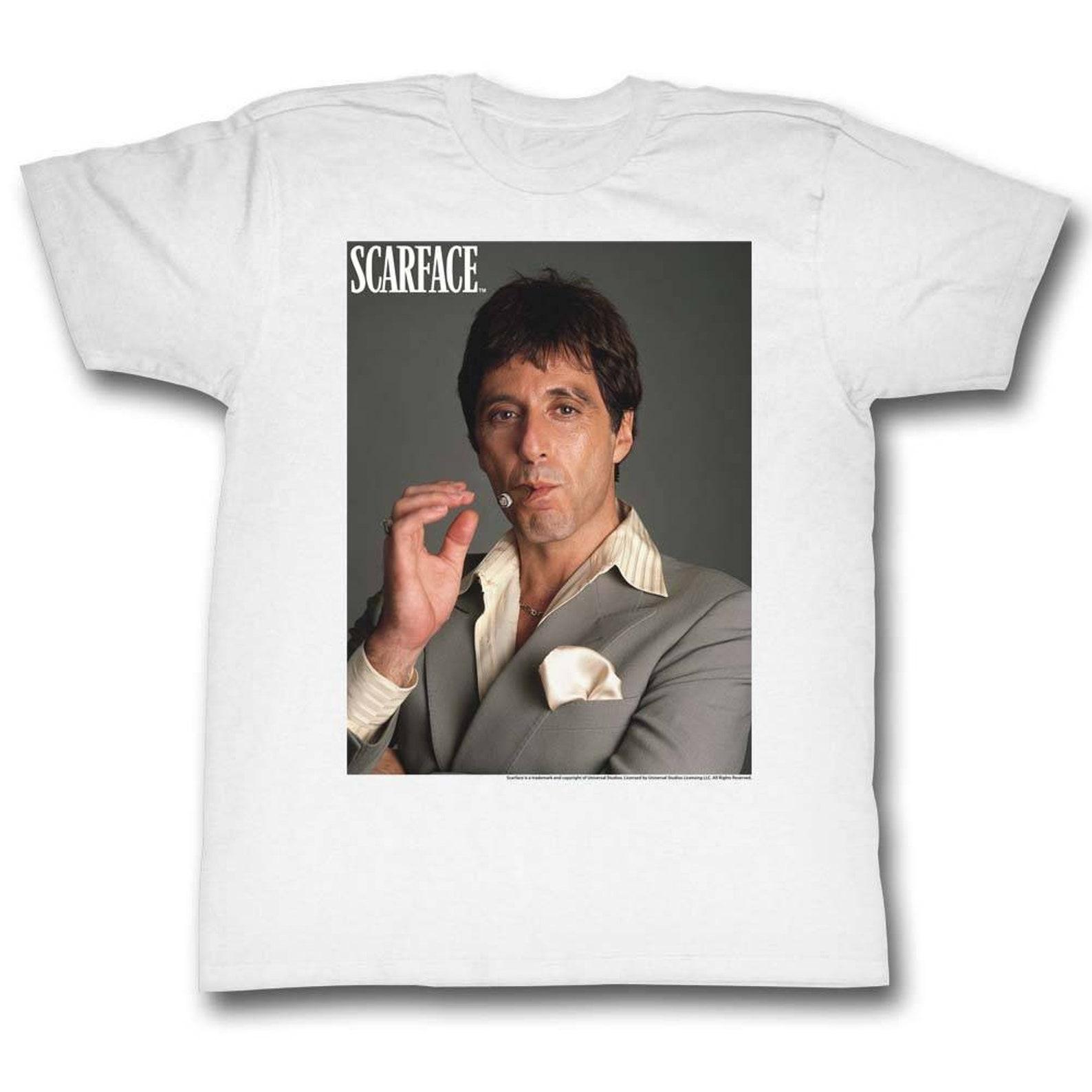 Scarface Smokin  White T-Shirt 3XL