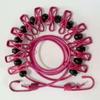 Portable No-Punch Travel & Home Clothesline with Storage Clips for Drying and Outdoor Use