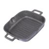 Arth The 10 Inch Pre-Seasoned Cast Iron Grill Pan, Natural Non-Stick, Raised Ridges | 100% Chemical and Toxic Free