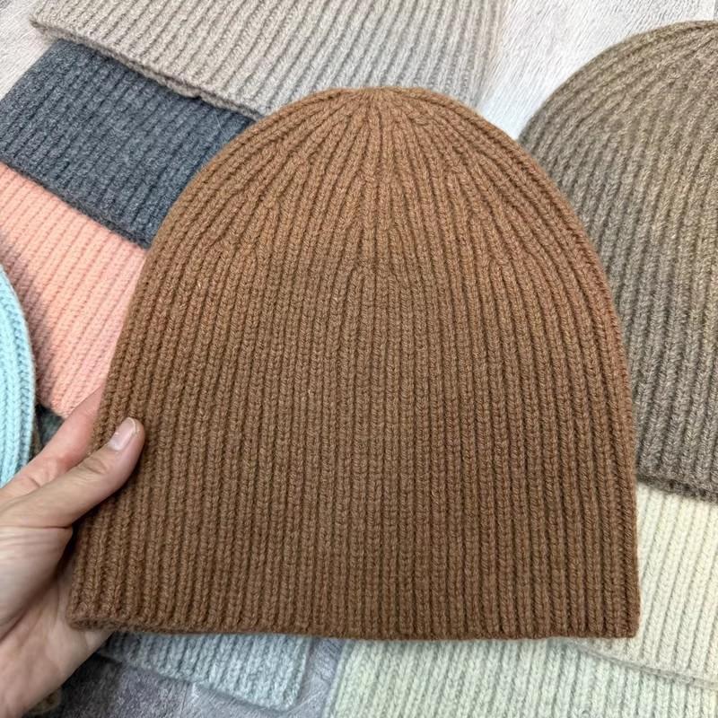 Autumn and winter warm and thin wool knitted hat children's Internet celebrity group personality solid color candy color wool cold hat