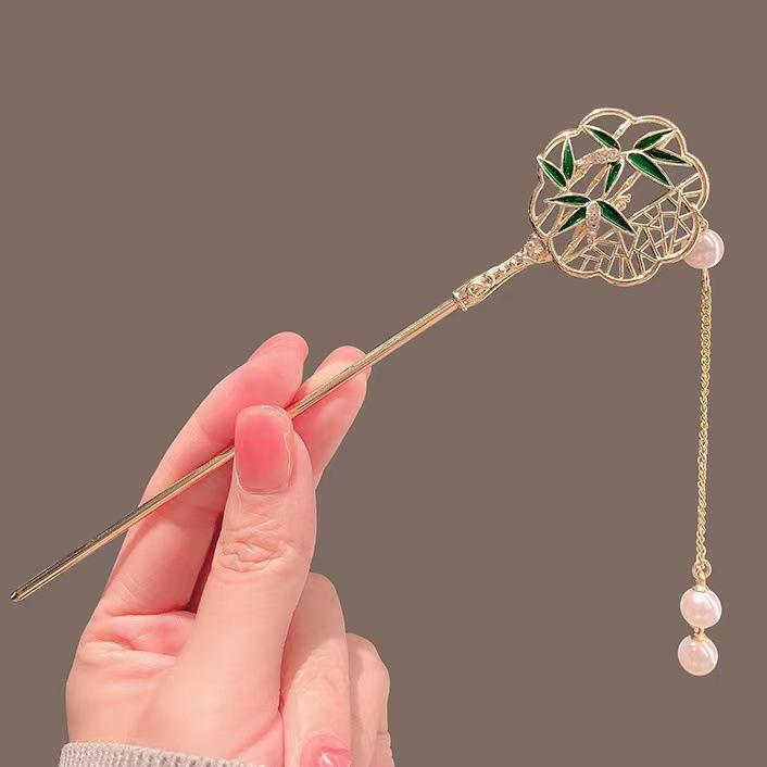 2023 New Ancient Style Tassel Hairpin - Chic Chinese Step Shake Hanfu & Cheongsam Accessory