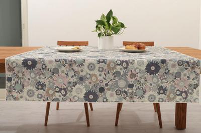 DDintex FLORET LONDON Water-Repellent Tablecloth, Small Susanna, Gray, 100x140cm [Liberty Print]