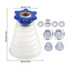 Drill Dust Cover Collector Scalable Silicone Dustproof Dust Bowl Device Power Tool Utility Accessories for Electric Hammer