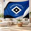Hamburger SV Football Wall Tapestry, Soft Fabric Wall Hanging, Decorative Backdrop For Bedroom Home Wall Art