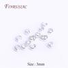 50/100Pcs 18K Gold Plated Crimp Covers,Round Covers Open Crimp End Beads,Stopper Spacer Beads For DIY Jewelry Making Supplies