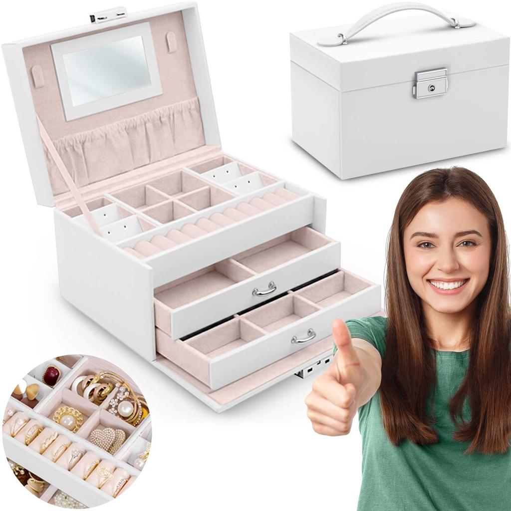 Schmuckkasten MS-700 Massido - weiß