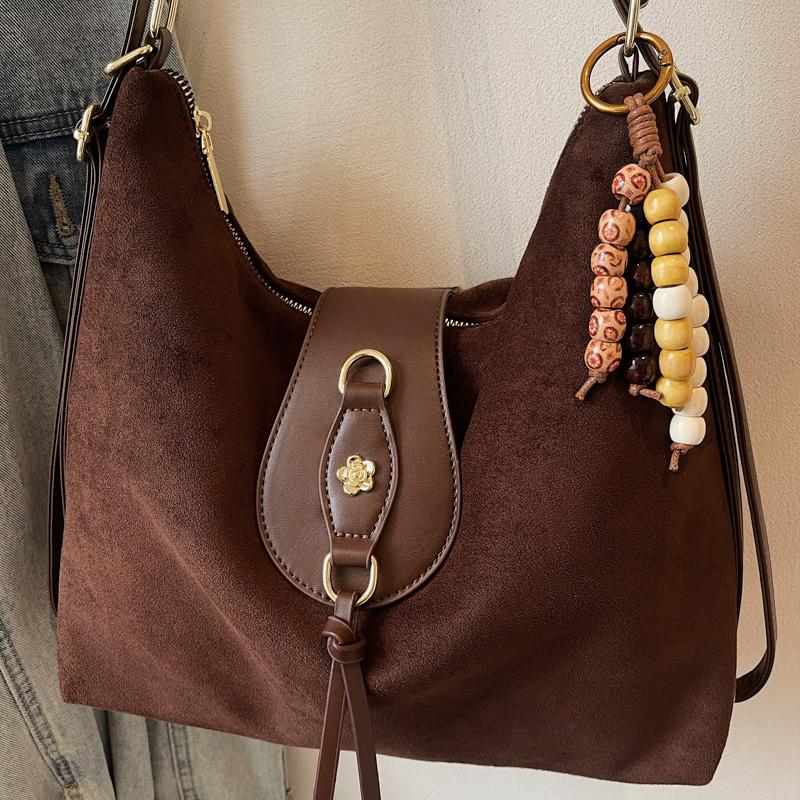 Large Capacity Faux Suede Women's Crossbody Bag Casual Versatile Delicate Crossbody Bag 2026 High Quality Ccise Shoulder Bag