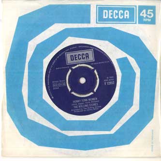 7inch Record ROLLING STONES Honky Tonk Women You Cant Always F12952 DECCA 1969 UK Rock Used