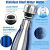 1pc-Stainless Steel Vacuum Cup Bottle Sports Water Cup Fashion Convenient Sports Leisure Water Cup For Outdoor Activities