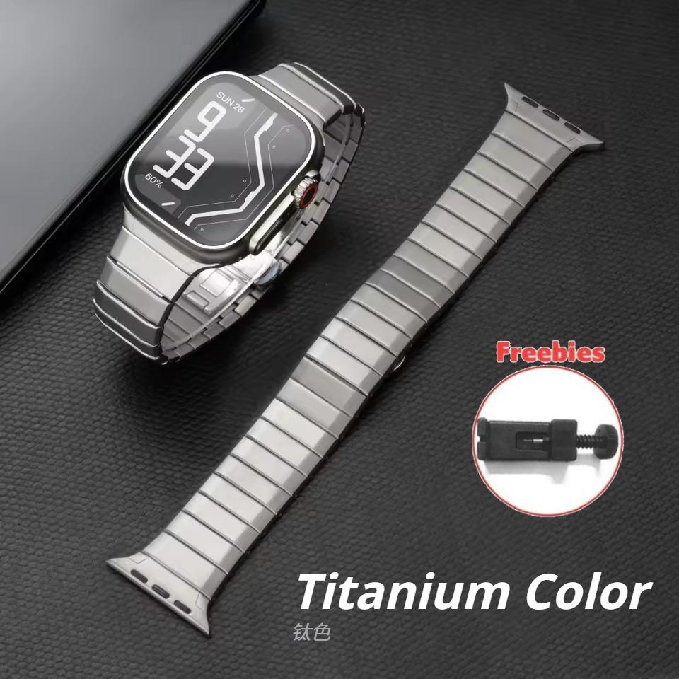 Luxury Metal Band For Apple Watch Ultra 3 49mm Business Stainless Steel Strap for Iwatch Series 11 10 9 8 7 6 5 4 SE3 42mm 44mm 45mm 46mm