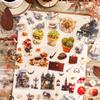 3 Pcs Vintage Stickers Pack Adhesive Diy Hand Account Diary Album Scrapbooking Accessories Handmade Junk Journal Supplies