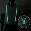 Light Up Suspender Brace for Men Back Harness Strap for Music Festival Party Night Club Costume Shoulder Bondage Strap