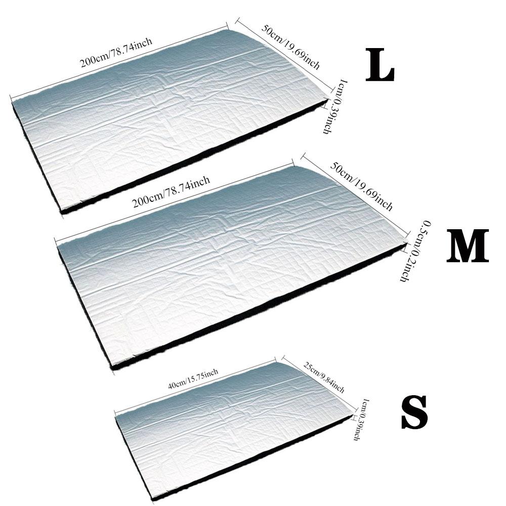 5mm 10mm Thick Aluminum Foil Heat Sound Insulation Mat Self Adhesive for Car Engine Hood Door Deadener Thermal Barrier
