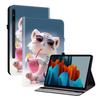 PU Leather Tablet Case for Samsung Galaxy Tab S7 FE (12.4")-11 Styles! Durable,with 2 Stand Slots,Pencil Holder & Card Slots,Flexible TPU Back Cover
