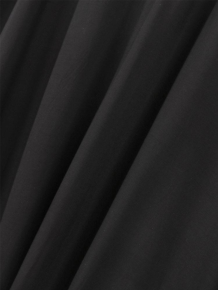 EDOLYNSA Schwarzer Damen-Kaftan mit goldener Stickerei, Hauskleid, lockeres Urlaubsparty-langes Kleid, Übergröße, Lounge-Kleidung Q1545