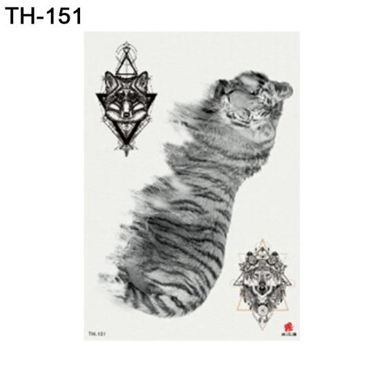 Animal câine urs braț umăr impermeabil temporar tatuaj fals autocolant cadou