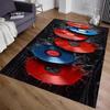 Vinyl Record Splash Print Carpet for Bedroom Living Room Bedside Sofa Floor Mat Modern Home Decor Area Rug