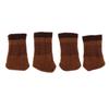 4pcs Double Layer Leg Socks Wool Knitted Table Feet Stretch To Fit 6-18cm Girth Furniture Legs