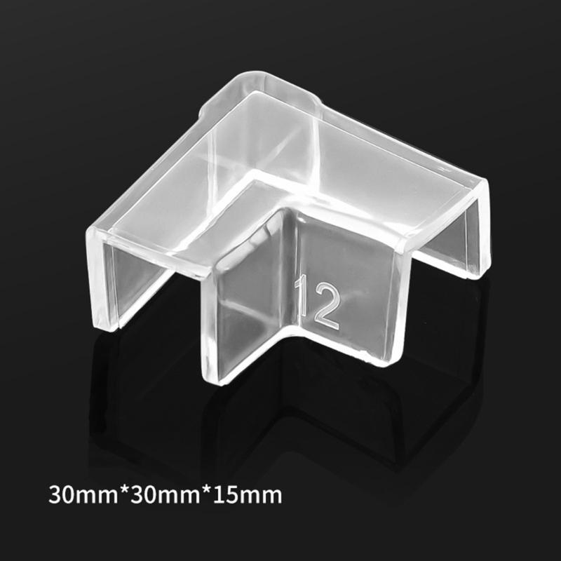 4PCS Fish Tank Aquarium Glass Edges Protector Acrylic Protector Tools for Aquarium Fish Tank Glass Crashproof Tools