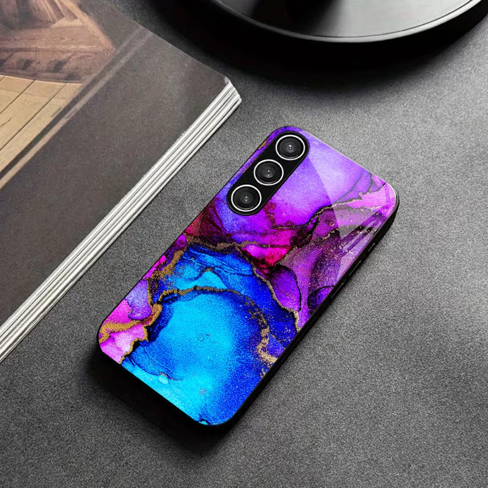 Protective Exquisite High-end PhoneCase Glass TPU PhoneCase for Samsung Galaxy S26 S25 S24 S23 S22 S21 FE,Ultra,Plus