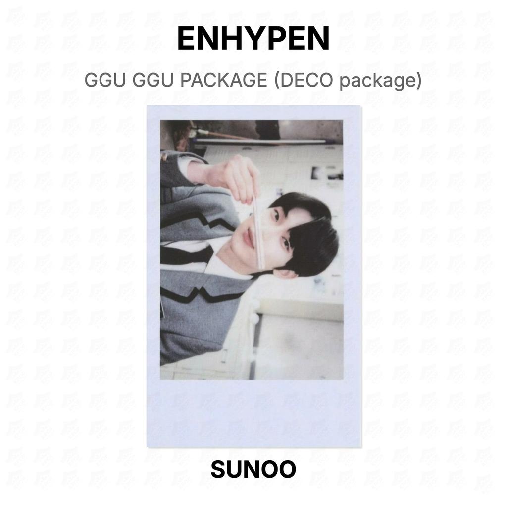 ENHYPEN GGU GGU BALENÍ (DECO balíček) Oficiální fotokarta