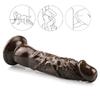 Brown Dual Ended Strapon Ultra Elastic Harness Belt Strap on Dildo Adult Sex Toys for Woman Couples Anal Soft Dildos Adult Toy