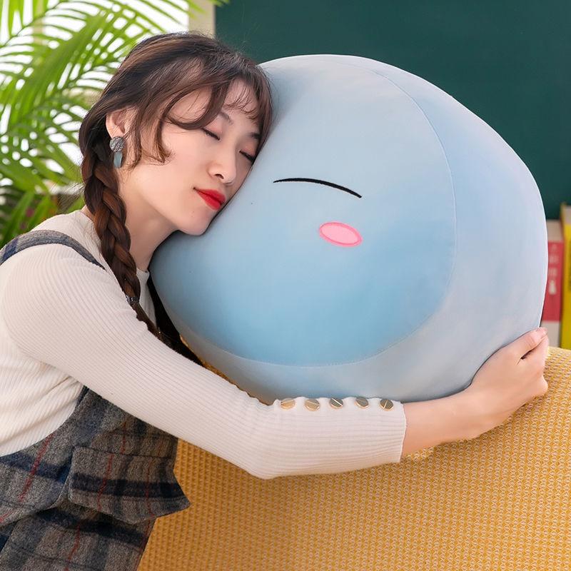 COD Two-Dimensional Slim Ball Plush Toy Pillow Pillow Figurine Doll to Sleep with Cute Birthday Gift Girl's Toy Limlu Dumpling Pillow Pregnant Women