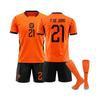 26 New Season Netherlands Jersey #21 F.DE Jong