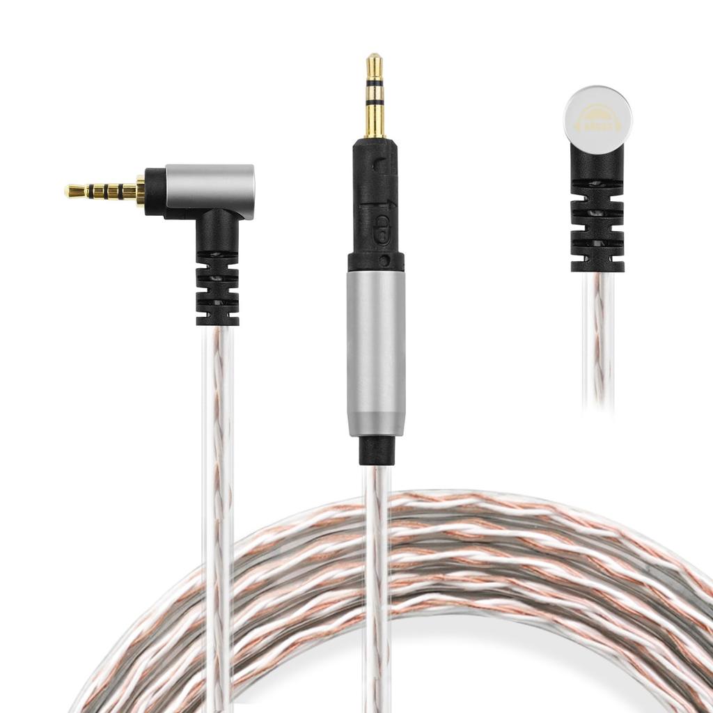 Okcsc JBX Headphone Cable Recable for for Compatible with M7OX OFC Length L Type Earphones/Headphones SENNHEISER/Audio-Technica HD598, HD558, HD518,