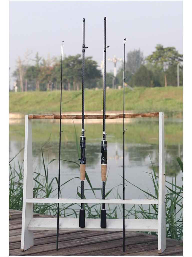 Two-section Medium Fast Action Fishing Rod with Adjustable Handle/Gun Grip