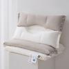 Double-Layer Ergonomic Pillow Neck Support Sleep Aid Adult Pair 40x60cm Fiber Fill Rectangular
