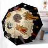 1pc Mythical Beast Automatic Open/close Folding Umbrella, Compact Portable Travel Umbrella, Durable Construction Yy250809135