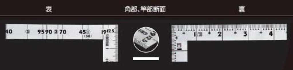 Shinwa Sokutei Curved Shaku 2×4 Back 1 Shaku 5 Sun Width 19mm Silver 10056