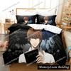 Death Anime Note Premium Luxus Bettwäsche Set Japan Cartoon Weiche Bettbezug Plüsch Bettdecke Tagesdecke Twin/Einzel Größe Bedruckt