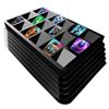 Coolbyl 5-Pack Card Sorting Trays ? Stackable Trading Card Organizer Display Case with 18 Cells, Organize and Sorting Your TCG Cards, Durable and Conv