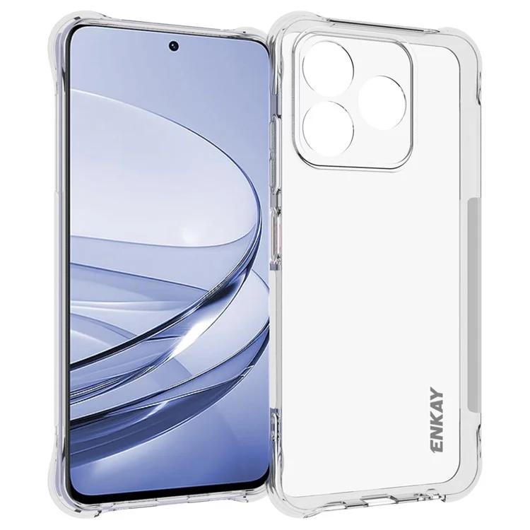 

HAT PRINCE For ZTE Axon 60 Case Reinforced Corners TPU Clear Phone Cover
