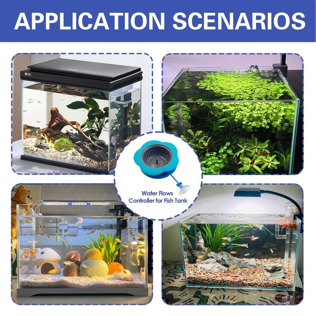 Water Flows Controller for Aquarium Fish Tank Water Change Pouring Diffuser Aquarium Water Flows Baffle Water Flows Controller