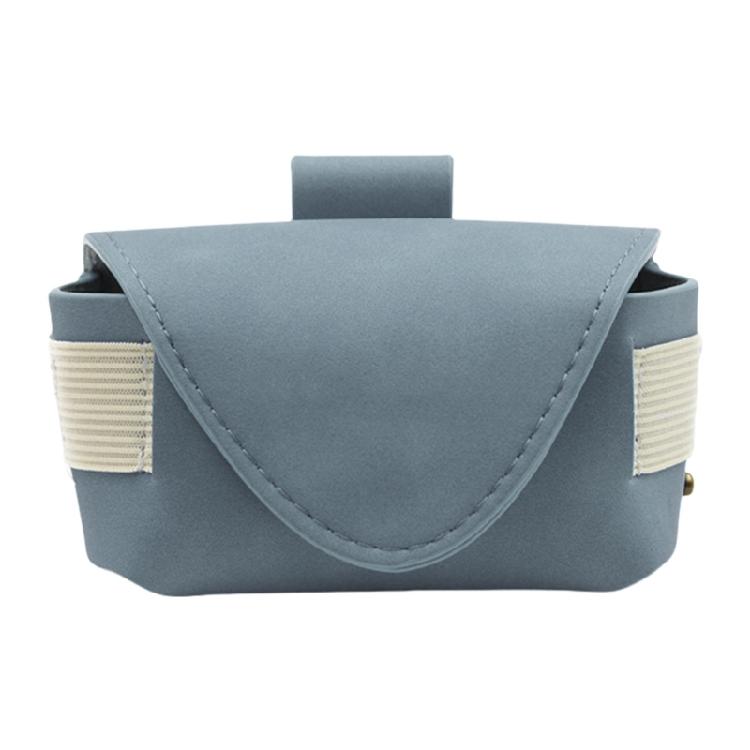 Golfs Balled Pouch Bag PU Leather Golfs Balled Storage Case Golfs Tees Holder Golf Balled Container Belt Waist Bag