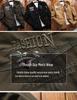 Men's Plus Size Military Baseball Jacket - Spring/Autumn Casual Cotton Workwear