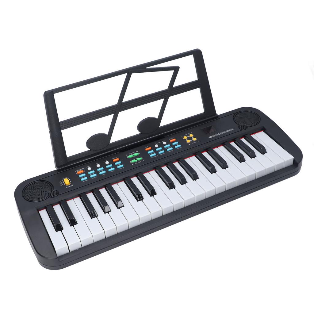 37 Key Keyboard Piano with Sheet Music Stand USB Cable LED Display 200 Sound Tones Electronic